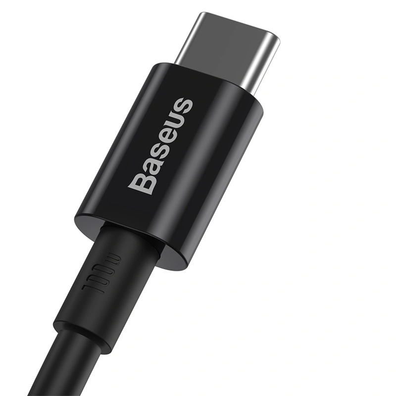 Кабель Baseus Superior Series Fast Charging Data Cable Type-C to Type-C 100W 2м, Black (CATYS-C01). Фото 3
