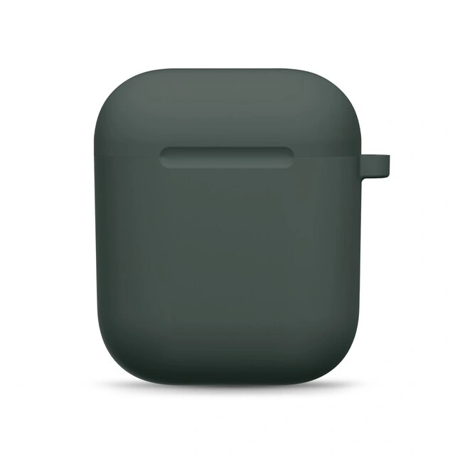 Чехол Silicone Case для наушников AirPods 2, Dark Green. Фото 1