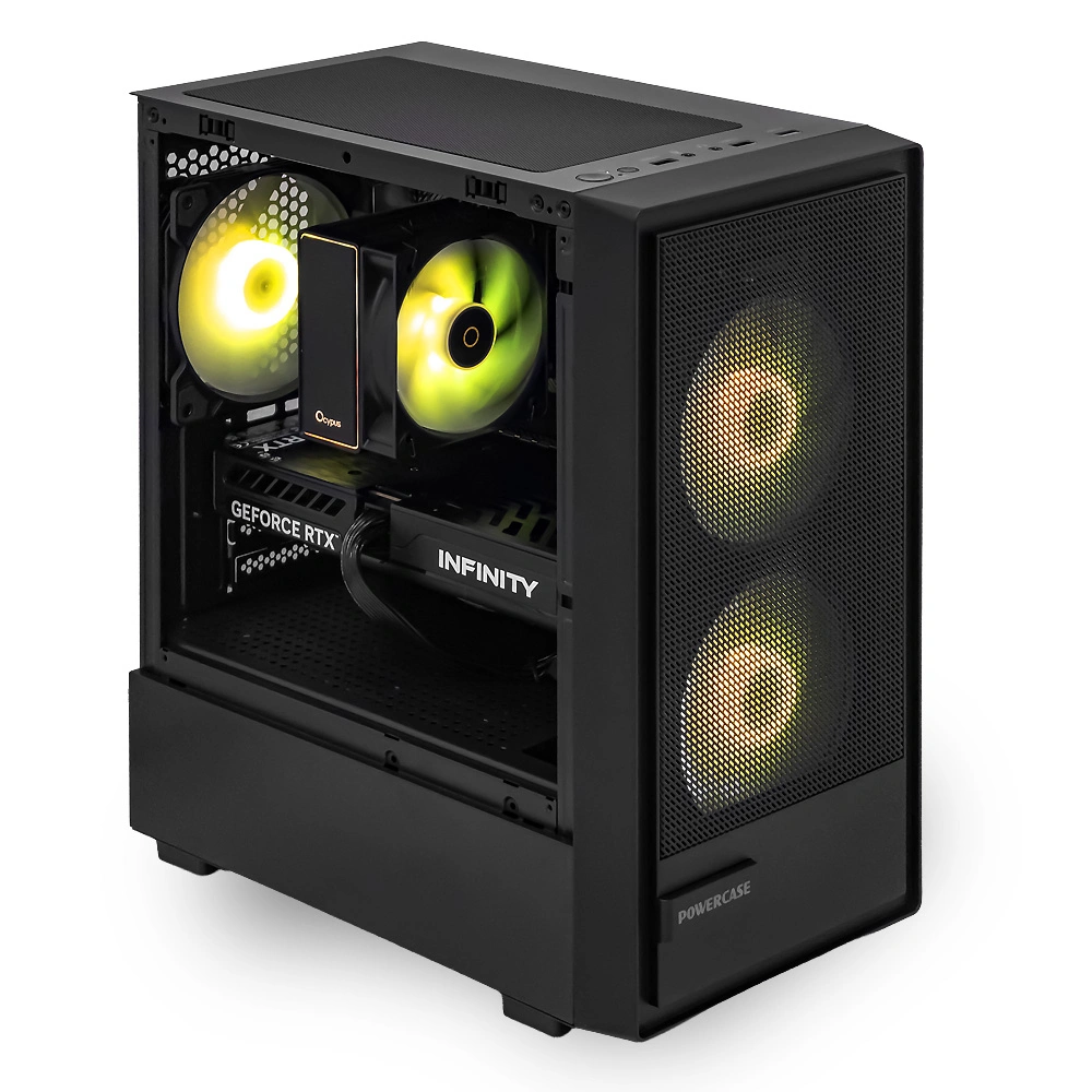 Системный блок CORE M (A306 Intel Core i5-12400F, 32Гб DDR4, RTX5060, SSD 1Тб M.2, Intel B760M-E, 650Вт). Фото 3