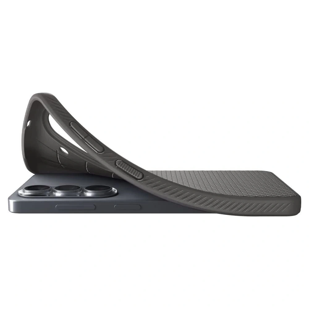 Накладка Spigen Liquid Air для Samsung Galaxy S26, Мраморно-серая (ACS11217). Фото 5