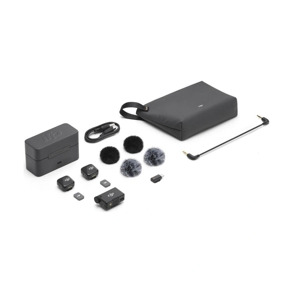 Микрофон беспроводной DJI Mic mini 2 (2TX+1RX) (DMMR02). Фото 1