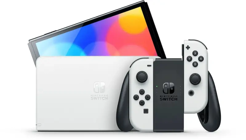 Игровая консоль Nintendo Switch OLED 64Gb, White. Фото 3