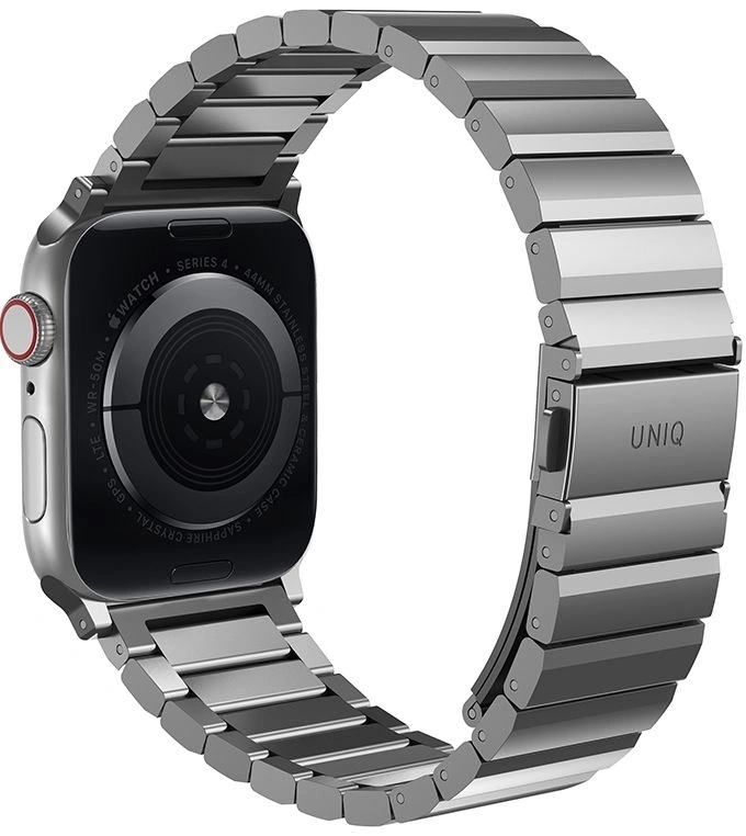 Ремешок Uniq Strova Strap Link Steel для Apple Watch 44/45/46/49мм, Silver (44MM-STRVSIL). Фото 2