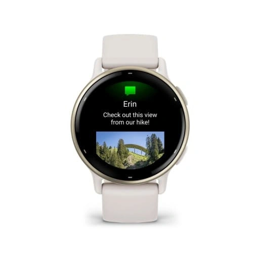 Умные часы Garmin Vivoactive 5 Ivory/Cream Gold. Фото 7