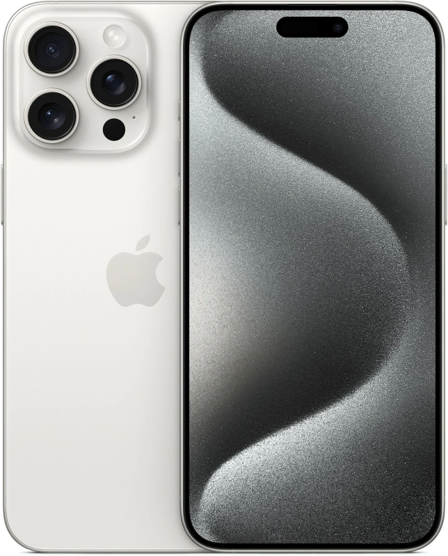 Смартфон Apple iPhone 15 Pro 256Gb Белый титан (eSIM) (Уцененный товар). Фото 1