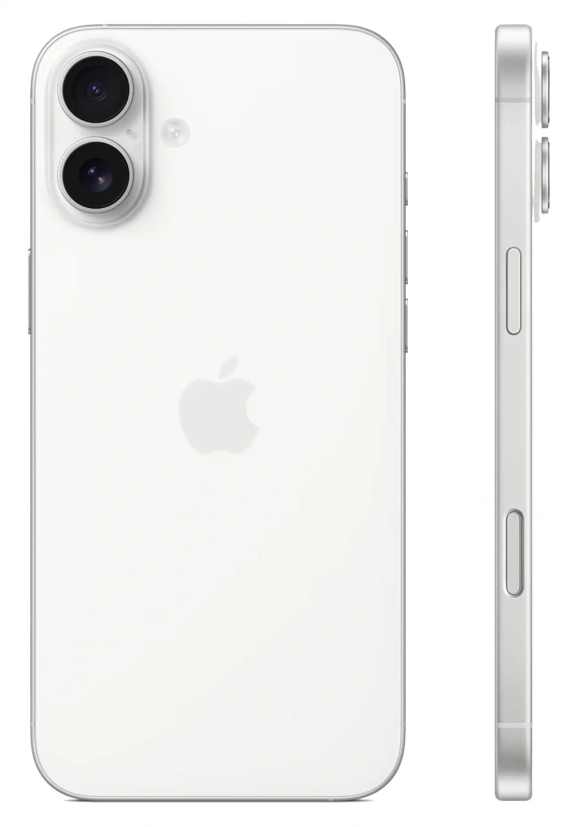 Смартфон Apple iPhone 16 Plus 128Gb White (eSIM+SIM). Фото 2