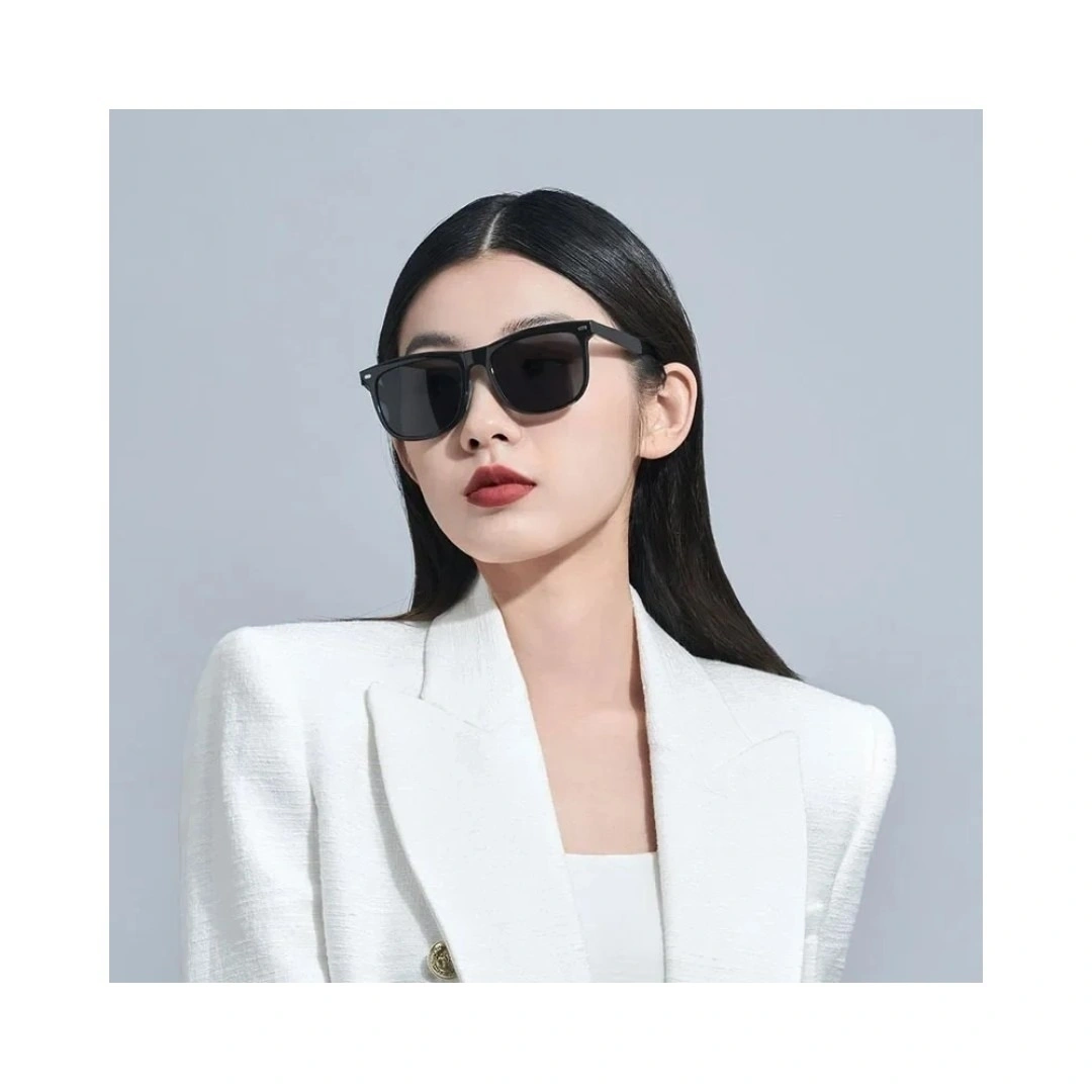 Солнцезащитные очки Mijia Square Frame Fashion Sunglasses, Чёрный (MSG06GL). Фото 6