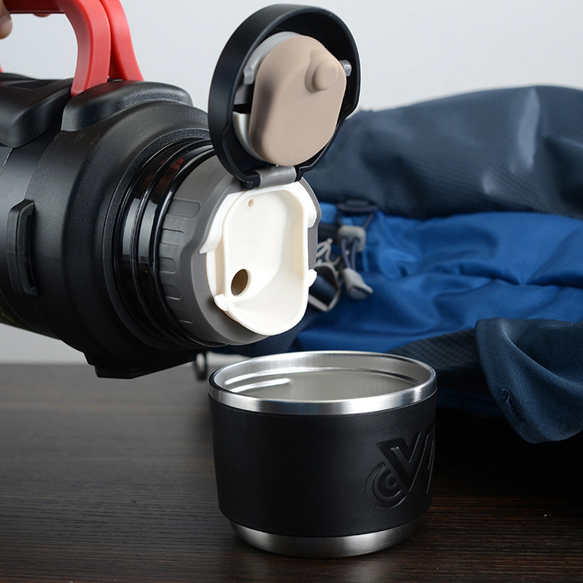 Термос XiaoMi Since SY-042-1700 (1700ml), Green. Фото 3