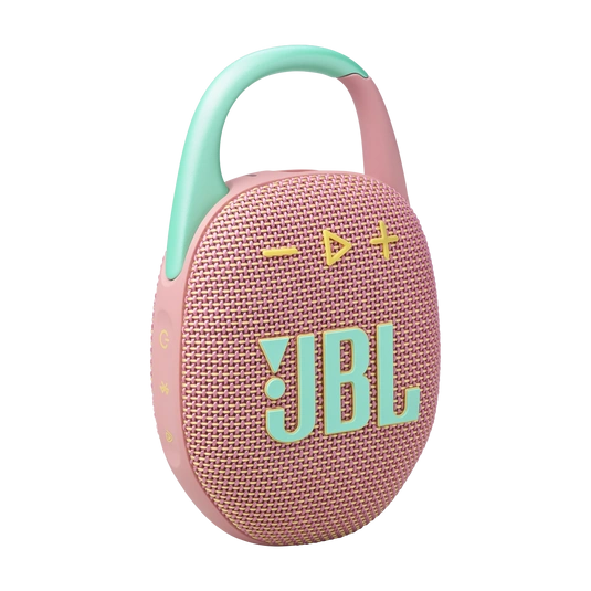 Беспроводная акустика JBL Clip 5, Розовая. Фото 4