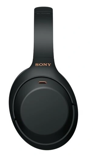Беспроводные наушники Sony WH-1000XM4/B с шумоподавлением, Чёрные. Фото 4