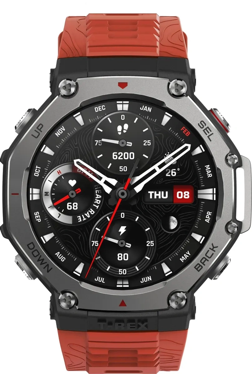 Умные часы Huami Amazfit T-Rex 3, Lava (A2323). Фото 2