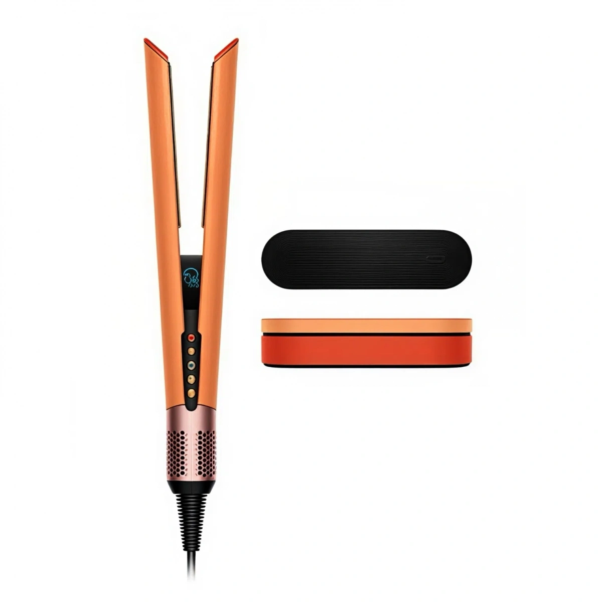 Выпрямитель для волос Dyson Airstrait Straightener HT01, Абрикосовый/Топаз (Apricot Topaz) (Подарочный кейс). Фото 5