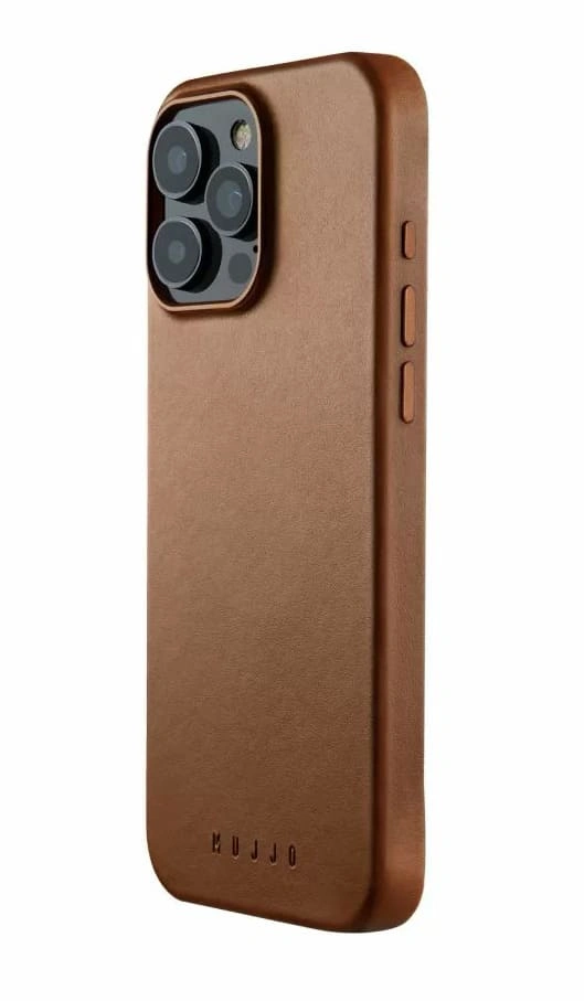 Накладка Mujjo Leather Case With MagSafe Compatible для iPhone 16 Pro Max, Brown (MUJJOCL055TN). Фото 1