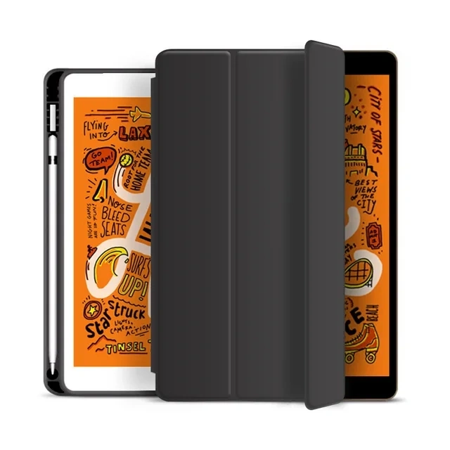 Чехол Smart Case With pencil holder для iPad 10.9" 10gn (2022) / iPad 11" A16 (2025), Тёмно-зелёный. Фото 1