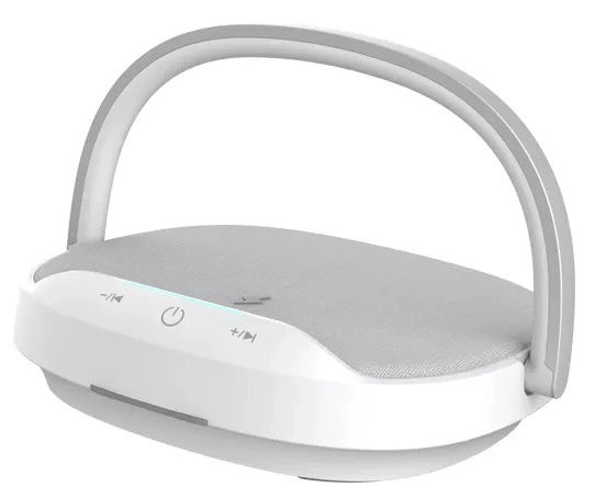 Колонка WiWU 3 in 1 Wireless Charging Desk Lamp Speaker Y1 с беспроводной зарядкой и лампой, White. Фото 1