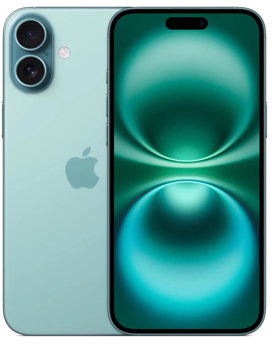 Смартфон Apple iPhone 16 Plus 128Gb Teal (eSIM+SIM) (Без RuStore). Фото 1