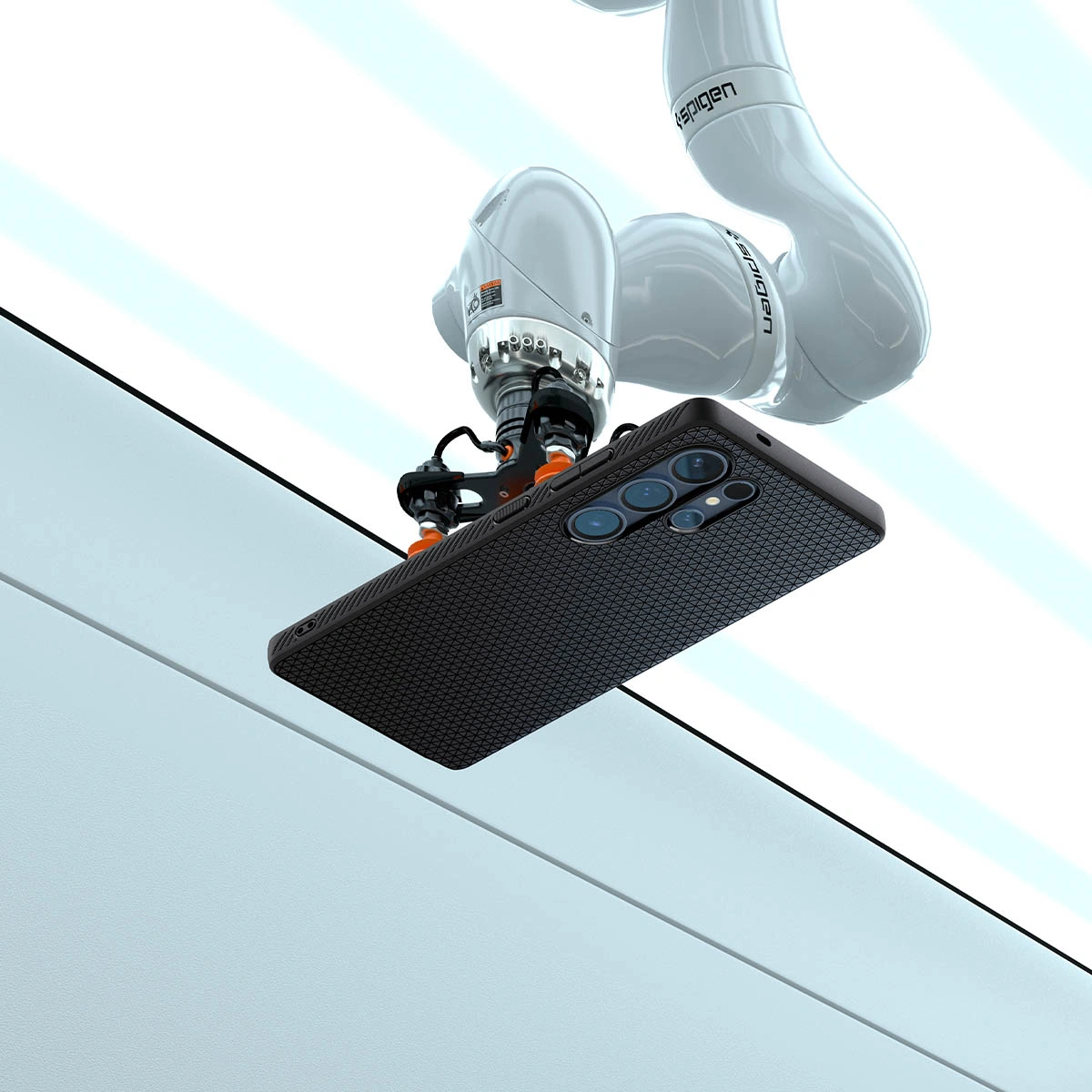 Накладка Spigen Liquid Air для Samsung Galaxy S25 Ultra, Black (ACS08953). Фото 7