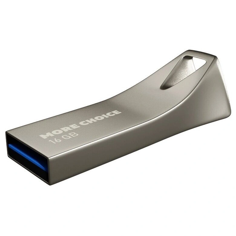 Накопитель More Choice MF16m 16GB USB 3.0 металлический корпус, Metal. Фото 2