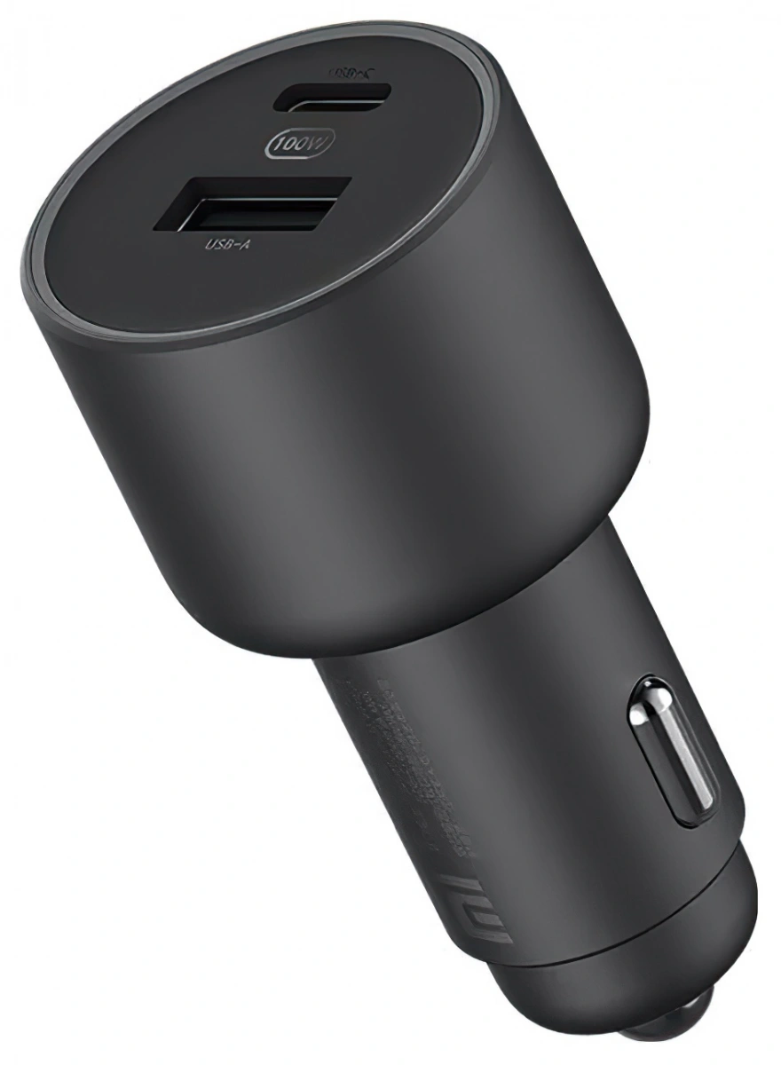Автомобильное зарядное устройство XiaoMi Car Charger 100W (CC07ZM), Чёрное. Фото 2