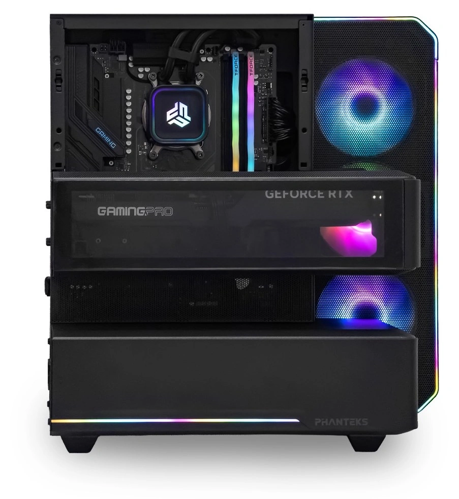Системный блок CORE ULTRA (EX5 Plus Ryzen 9 9800X3D, 32Гб DDR5, RTX5070 Ti, SSD 2Тб M.2, Gigabyte B850, 850Вт). Фото 1