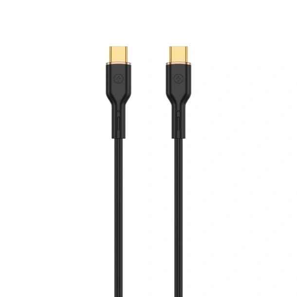 Кабель Wiwu Vigor Series Type-C to Type-C PD Data Cable 100W, Чёрный (Wi-C018). Фото 2