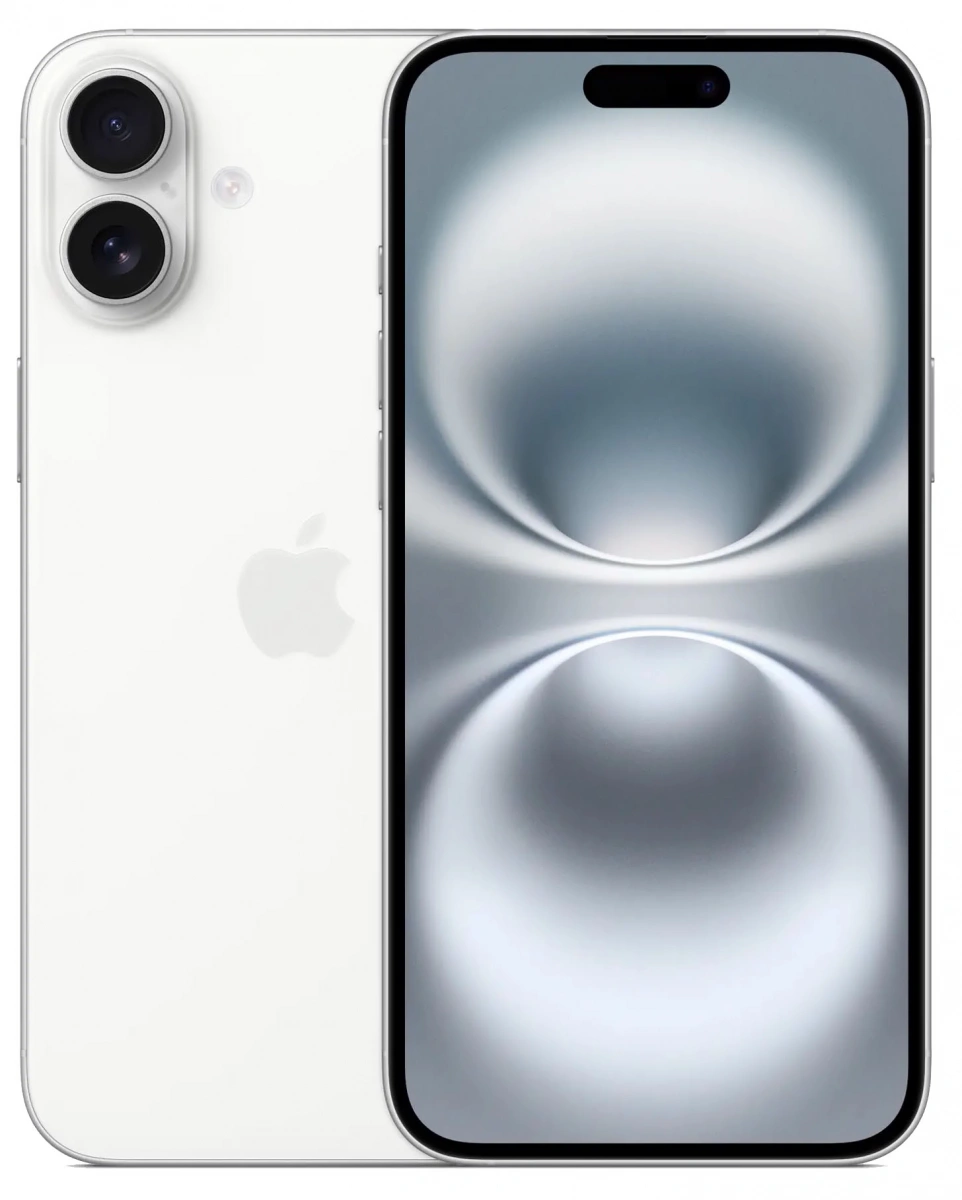Смартфон Apple iPhone 16 Plus 128Gb White (eSIM+SIM). Фото 1