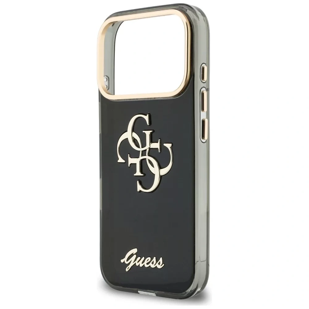 Накладка Guess для iPhone 18 Pro Max / 17 Pro Max IML 4G Big and Script metal logo & Cam Hard, Black (GUHCP18X5HC4MLSK). Фото 5