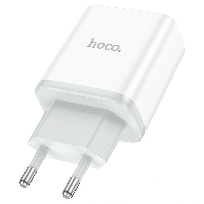 Сетевое зарядное устройство Hoco C105A Stage PD20W+QC3.0, White. Фото 2