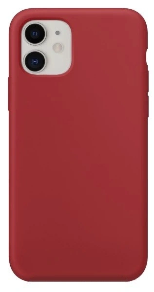 Накладка Silicone Case для iPhone 11, Бордовый. Фото 1