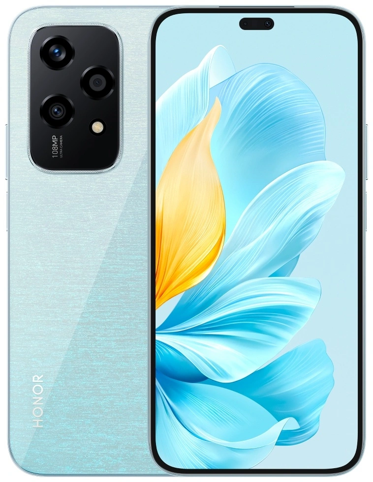 Смартфон Honor 200 Lite 12/256Гб Мерцающий голубой. Фото 1