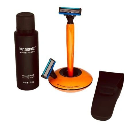 Набор для бритья XiaoMi Huanxing Stellar Black Hole H906-6, Оранжевый. Фото 4