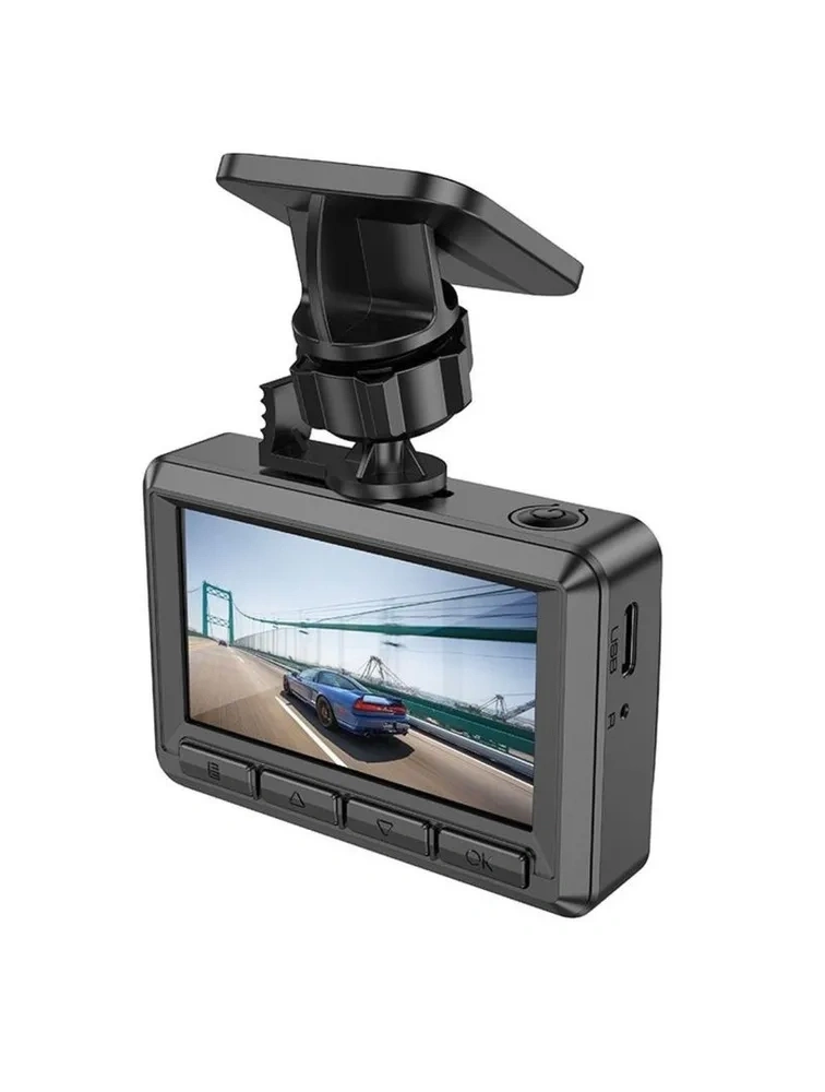 Видеорегистратор Hoco DV2, Чёрный. Фото 4