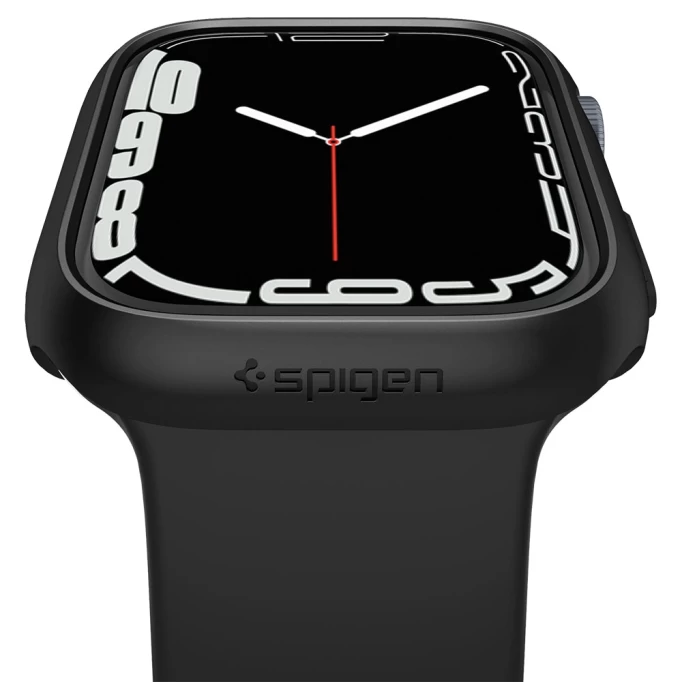 Чехол Spigen Thin Fit для Apple Watch 45mm, Чёрный (ACS04174)