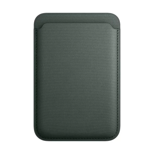 Чехол-бумажник Fine Woven Wallet MagSafe для iPhone, Evergreen