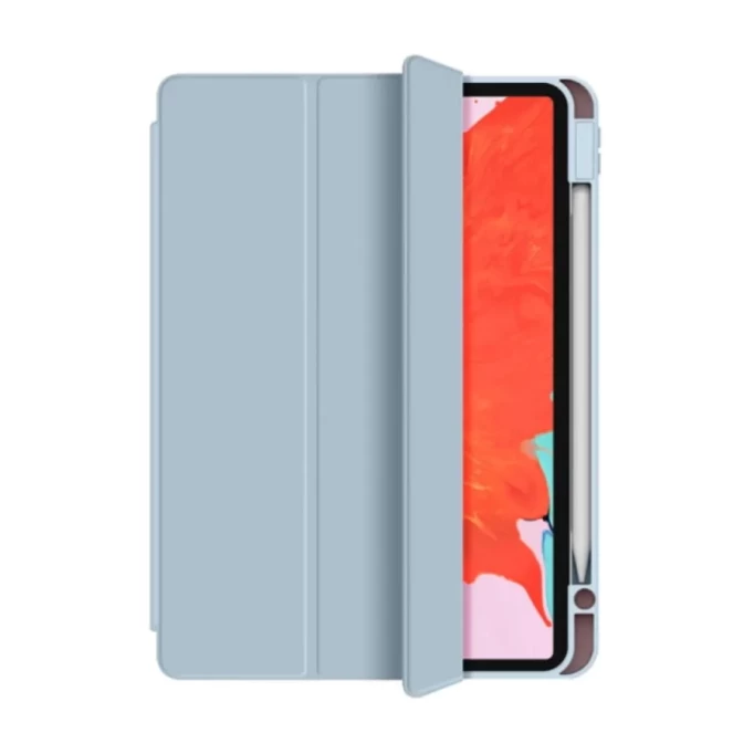 Чехол Wiwu Protective Case With pencil holder для iPad 10.9" (2018-2021), Голубой