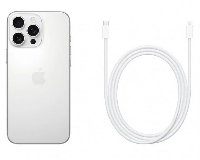 Смартфон Apple iPhone 16 Pro Max 1Tb White Titanium (eSIM+SIM)