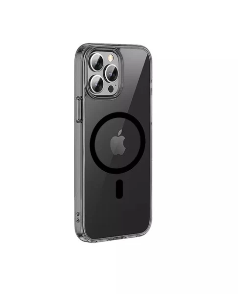 Накладка Wiwu для iPhone 14 Plus Crystal Magnetic Phone case MCC-101, Тонированный чёрный