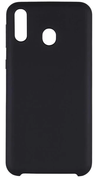 Накладка Silicone Cover для Samsung Galaxy A30 (2019) Чёрная