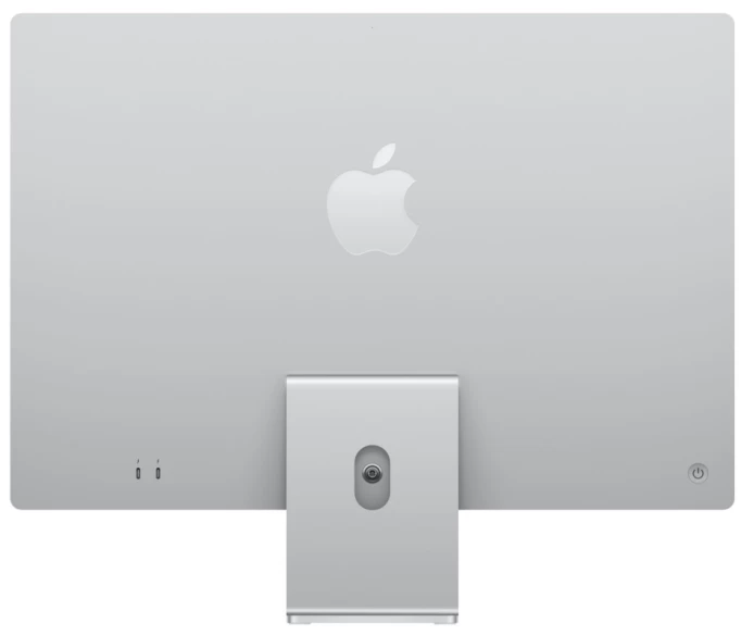 Apple iMac 24" Retina 4,5K, (MQR93) (M3, 8C CPU, 8C GPU, 8 ГБ, 256 ГБ SSD, 2023), Silver