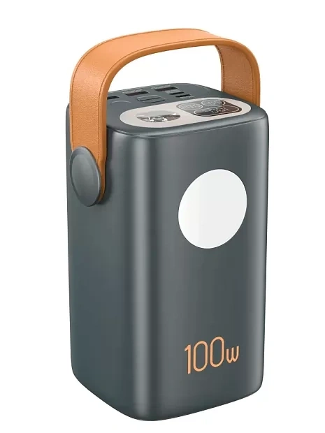 Внешний аккумулятор GRNOE Protable Powerbank 60000 mAh 100w c60, Чёрный