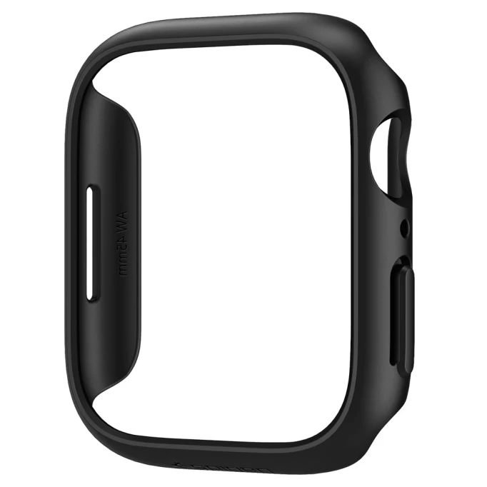 Чехол Spigen Thin Fit для Apple Watch 45mm, Чёрный (ACS04174)