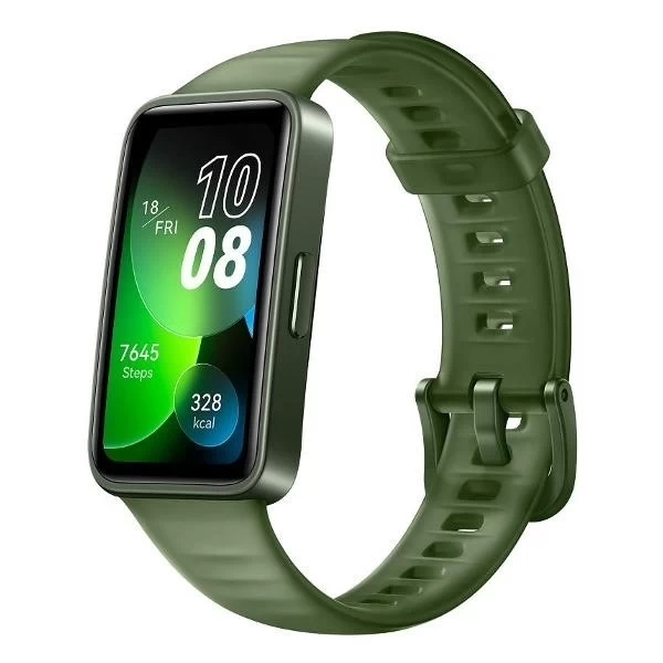 Фитнес-браслет Huawei Band 8, Изумрудно-зелёный. Изумрудно-зелёный силиконовый ремешок (ASK-B19)