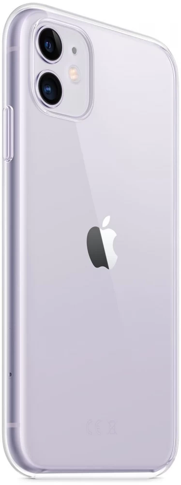 Накладка для iPhone 11 силиконовая, Прозрачная