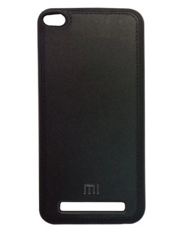 Накладка Leather Case для Redmi 5A, Чёрная