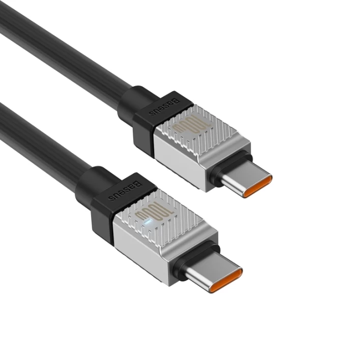 Кабель Baseus CoolPlay Series Fast Charging Cable Type-C - Type-C 100W 1м, Чёрный (CAKW000201)