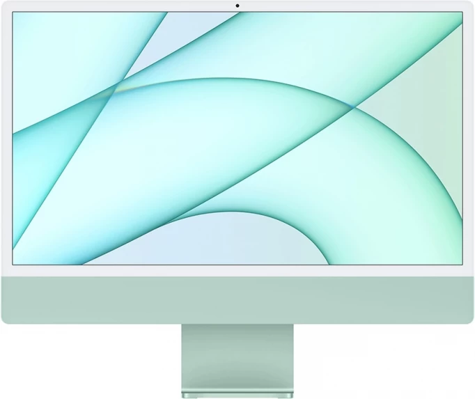 Apple iMac 24" Retina 4,5K, (MGPH3RU/A) (M1, 8C CPU, 8C GPU, 8 ГБ, 256 ГБ SSD), Зелёный