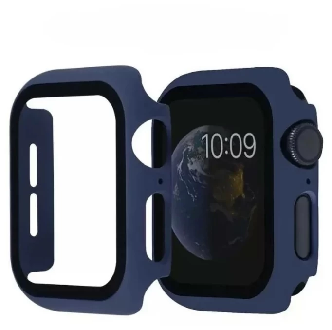 Чехол со стеклом для Apple Watch 40mm, Синий