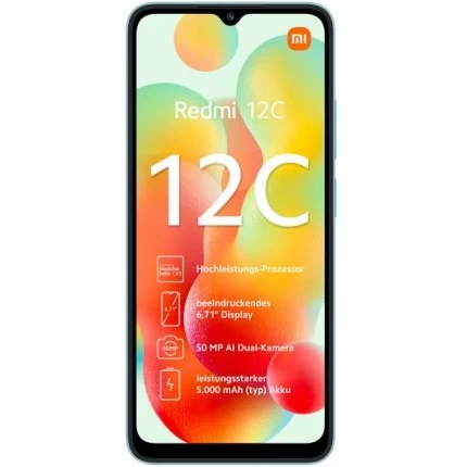 Смартфон Redmi 12c 4/64Gb Mint Global (NFC)