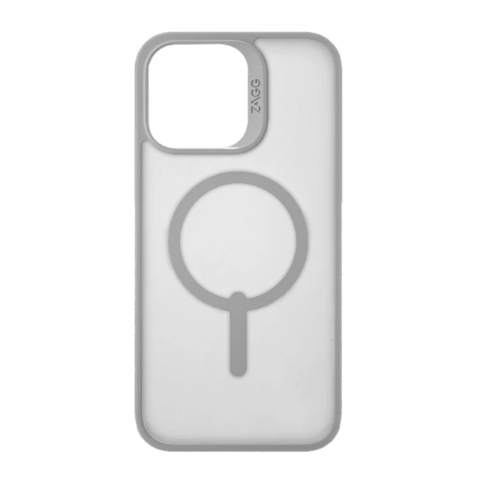 Накладка ZAGG Hampton Snap With MagSafe для iPhone 14 Pro, Серая