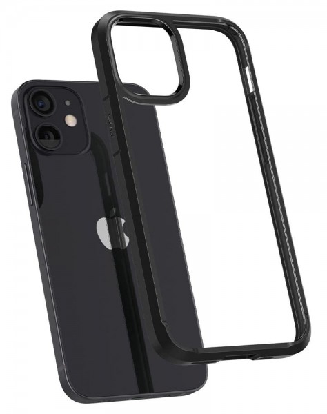 Чехол Spigen Ultra Hybrid для iPhone 12 mini, Матовый чёрный (ACS01746)